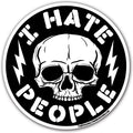 I Hate People Flexible Magnet