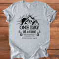 Vintage Recovery T-Shirt | Inspiring Sobriety |  One Day at a Time